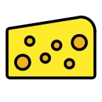 Cheese Wedge SVG Icon